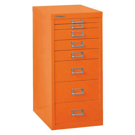 bisley 8 drawer steel under-desk multidrawer storage cabinet|bisley uk.